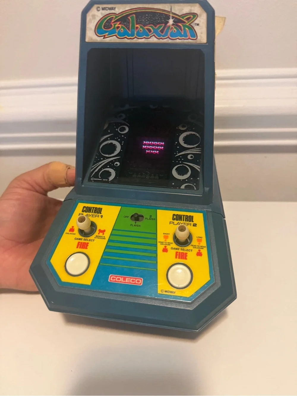 Coleco Galaxian Handheld Arcade Game -